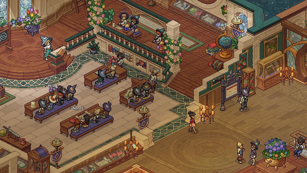 像素RPG新作《巫師學園》邀你與朋友一起探索魔法世界