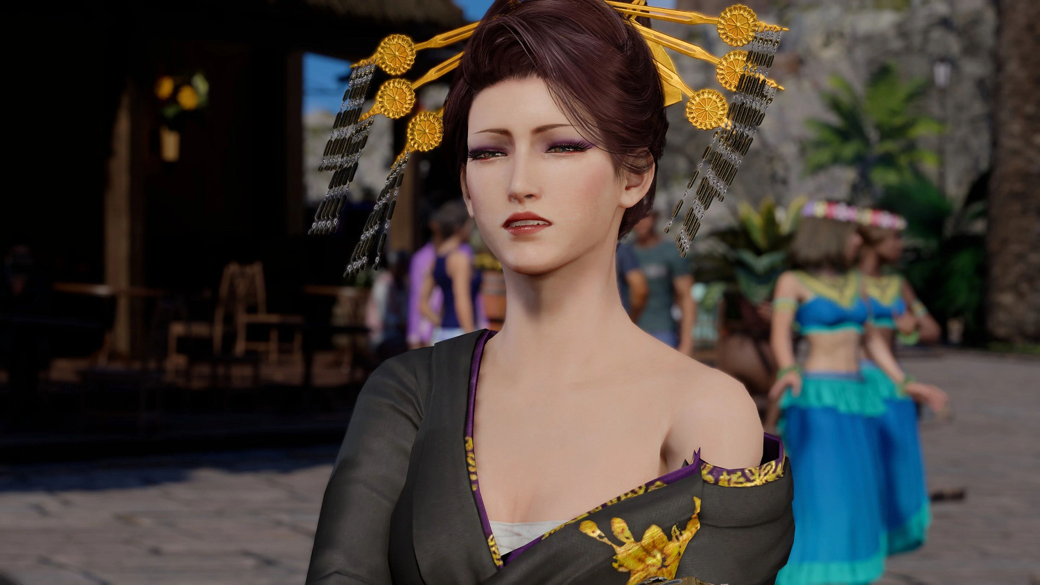 《FF7RB》蒂法變身M夫人:香肩半露 女人味十足! 《FF7RB》蒂法變身M夫人:香肩半露 女人味十足!