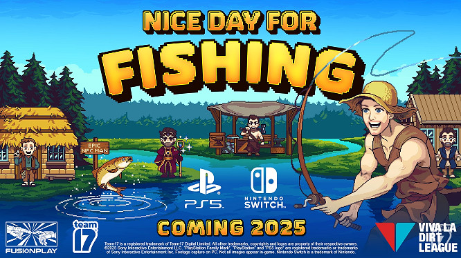 釣魚冒險RPG遊戲《Nice Day for Fishing》將在今年上線PS5和Switch
