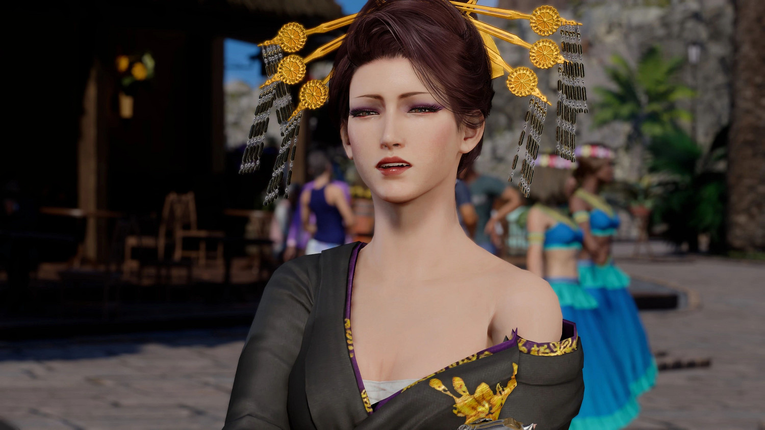 《FF7RB》蒂法變身M夫人:香肩半露 女人味十足! 《FF7RB》蒂法變身M夫人:香肩半露 女人味十足!