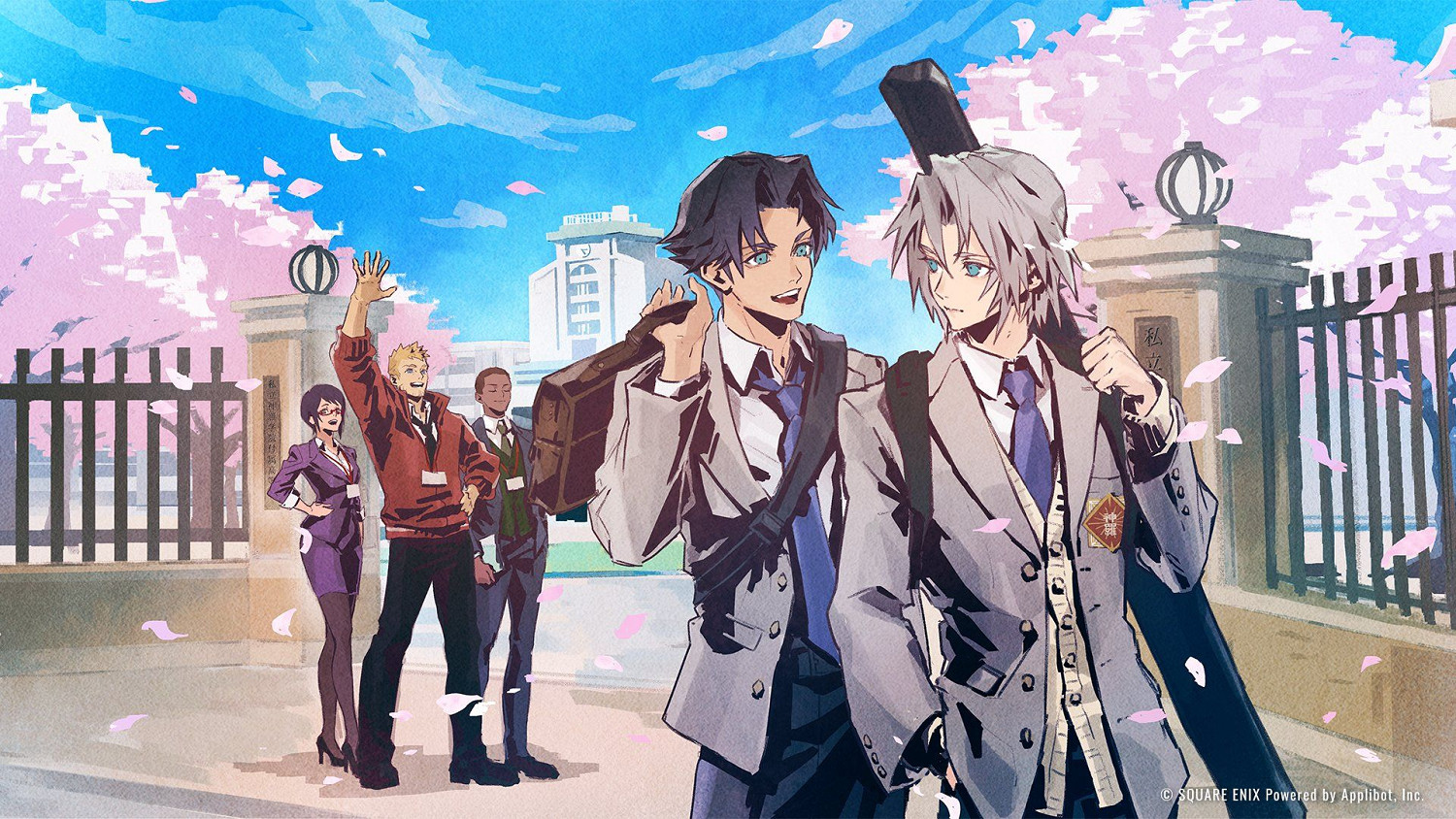 《最終幻想7EC》愚人節賀圖公布:學院風蒂法超美! 《最終幻想7EC》愚人節賀圖公布:學院風蒂法超美!