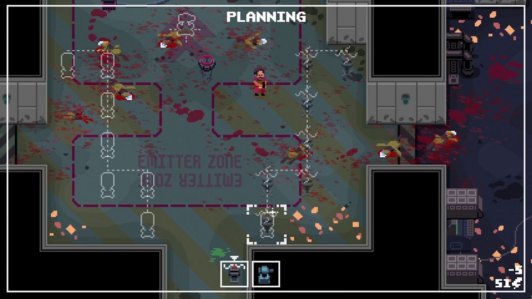 俯視角射擊塔防遊戲《Obliterator-X》Steam頁面 內發售