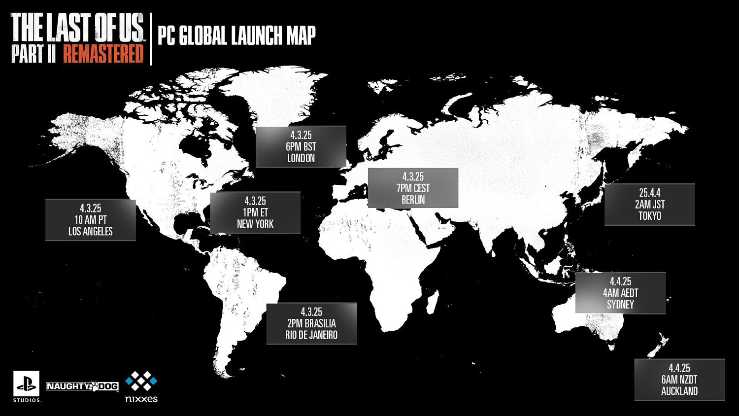 《最後生還者2RE》PC版全球解鎖時間：4月4日淩晨1點!