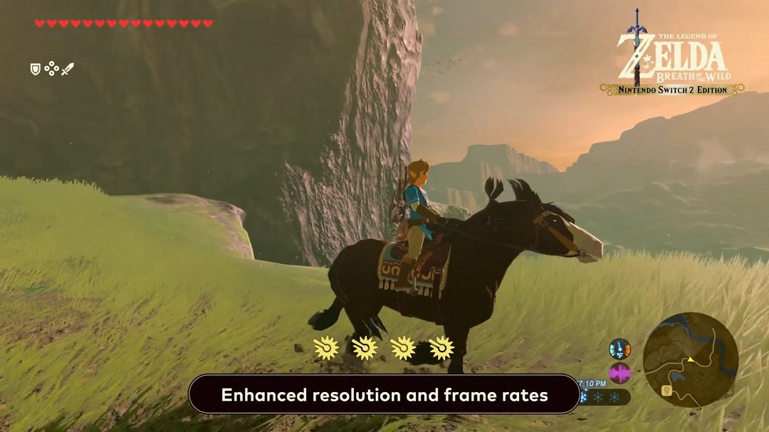 《曠野之息》《王國之淚》獲Switch 2版 需購買升級包強化