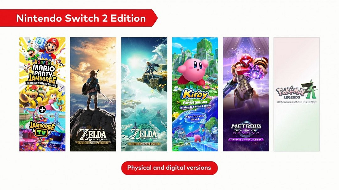 《曠野之息》《王國之淚》獲Switch 2版 需購買升級包強化