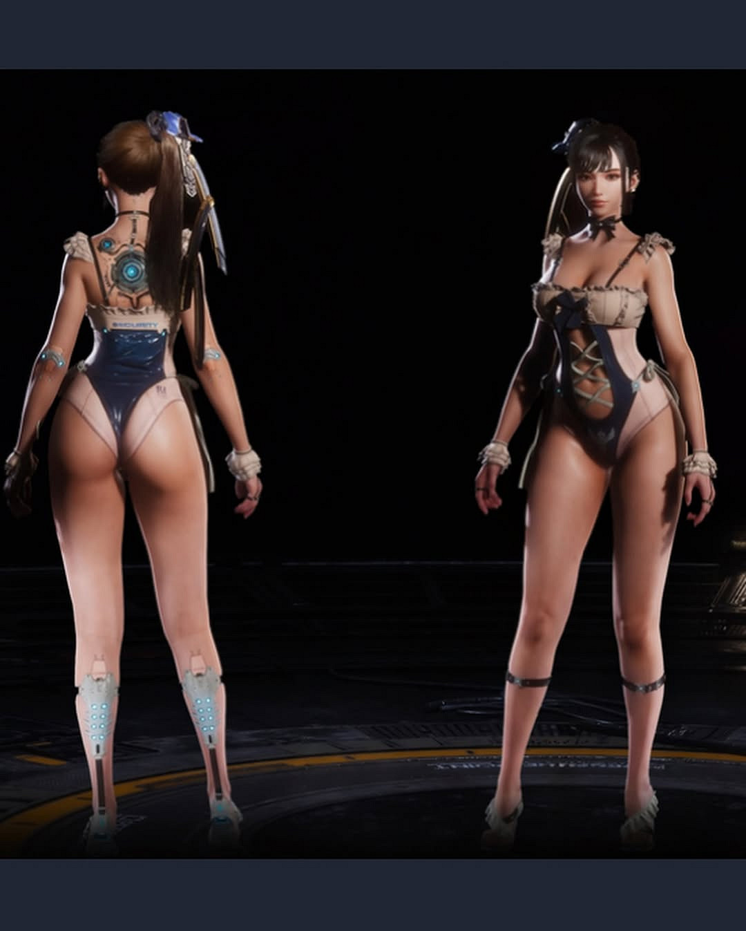 頭一次見愚人節發色圖的!《劍星》體模秀大尺度照片!