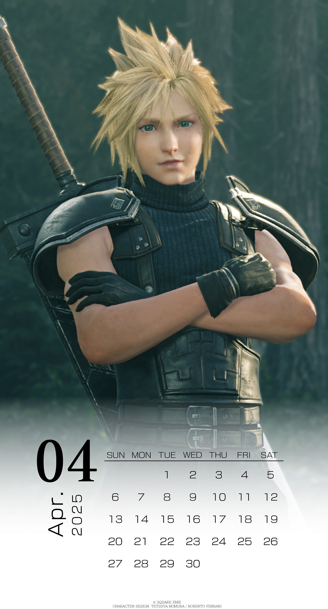 《最終幻想7RE》4月日曆壁紙公布:牛仔蒂法俏皮可愛! 《最終幻想7RE》4月日曆壁紙公布:牛仔蒂法俏皮可愛!