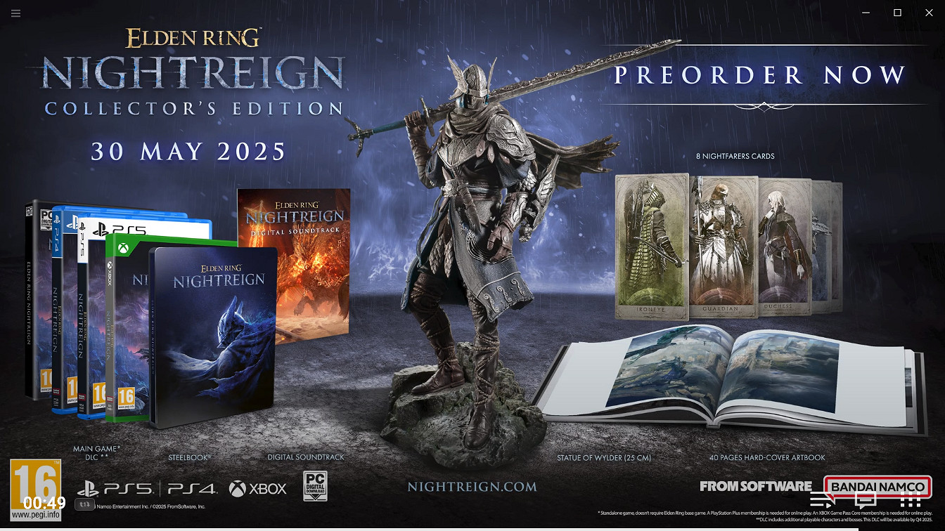 《艾爾登法環：黑夜君臨》新預告：弓箭手「鐵眼」