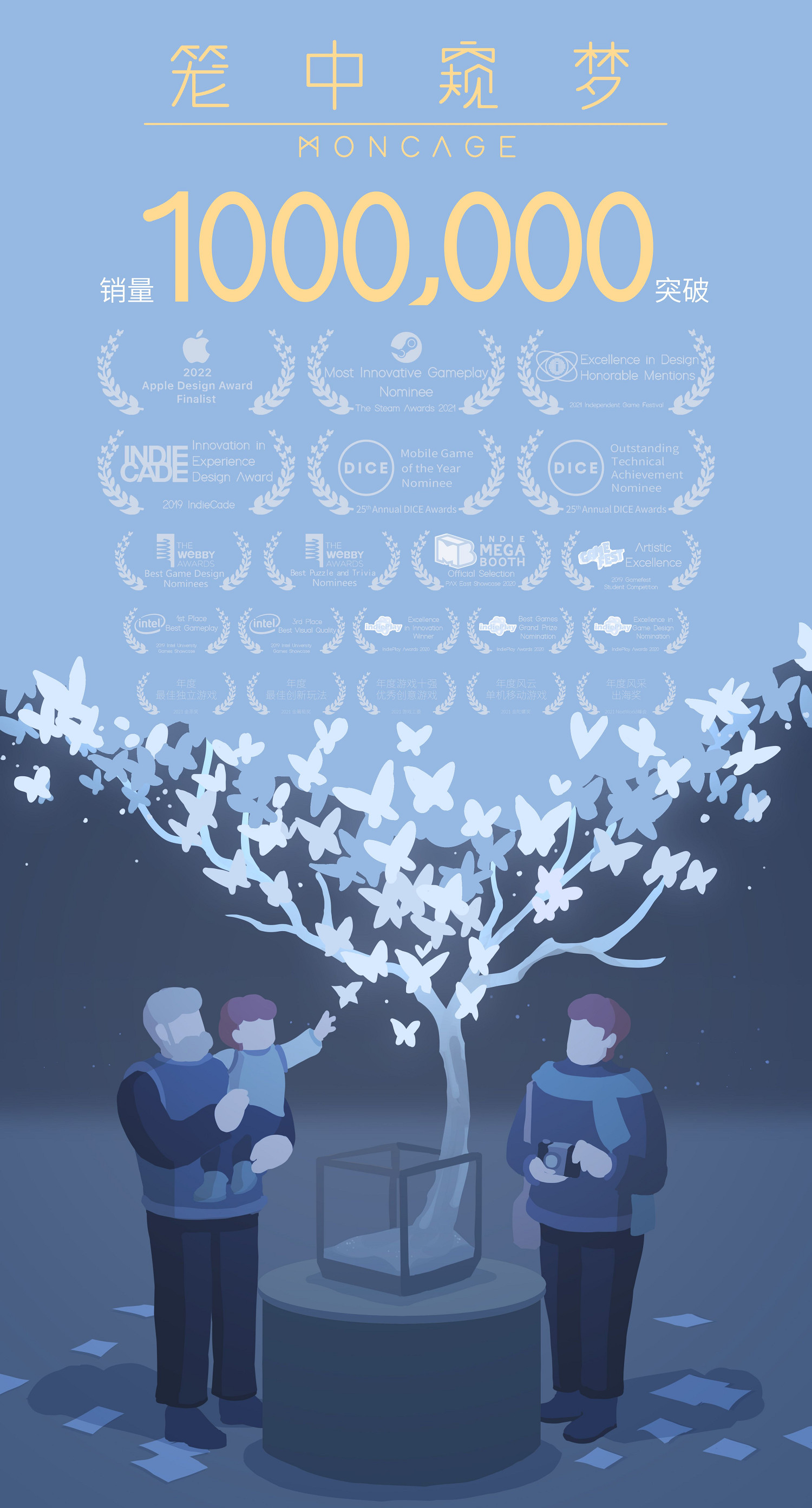 視覺解謎獨遊《籠中窺夢》銷量突破百萬，史低限時折扣活動現已開啟