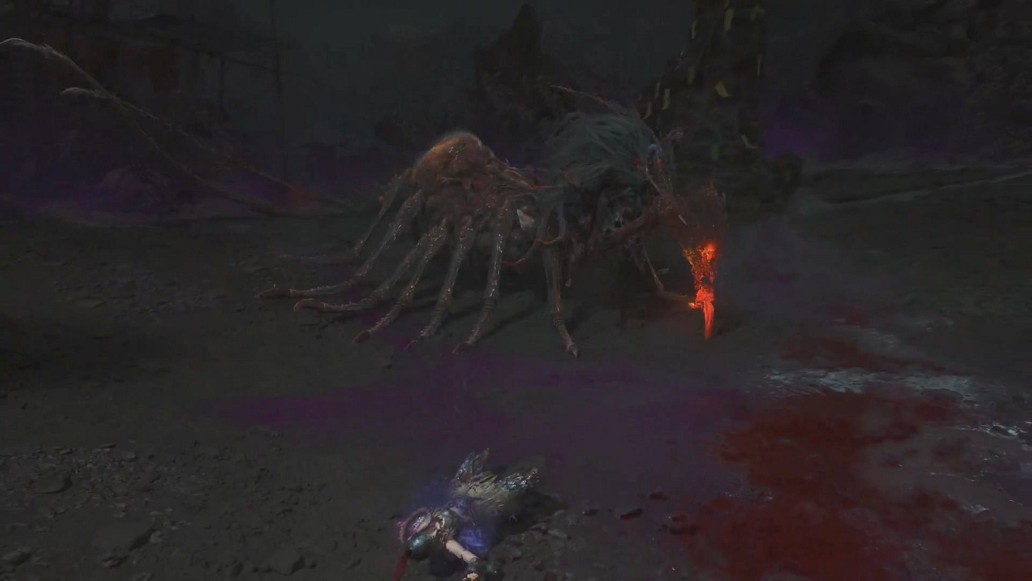 《明末 淵虛之羽》新實機片段：與Boss大蚰蜒進行激戰