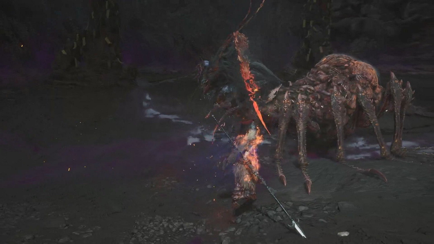 《明末 淵虛之羽》新實機片段：與Boss大蚰蜒進行激戰