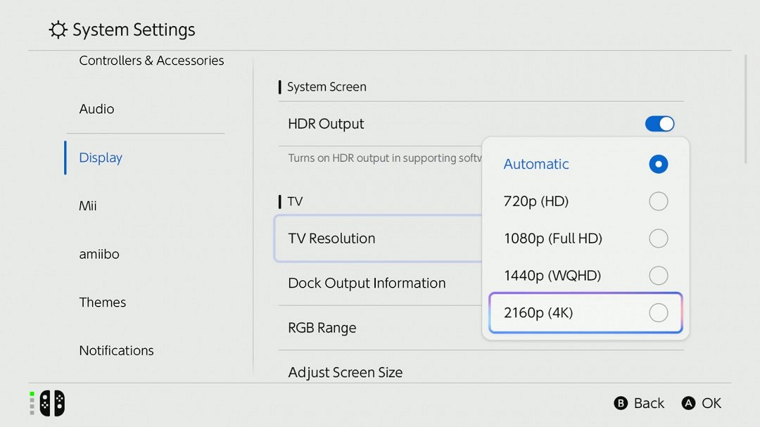 Switch 2硬體規格公布 底座模式支援4K/60FPS
