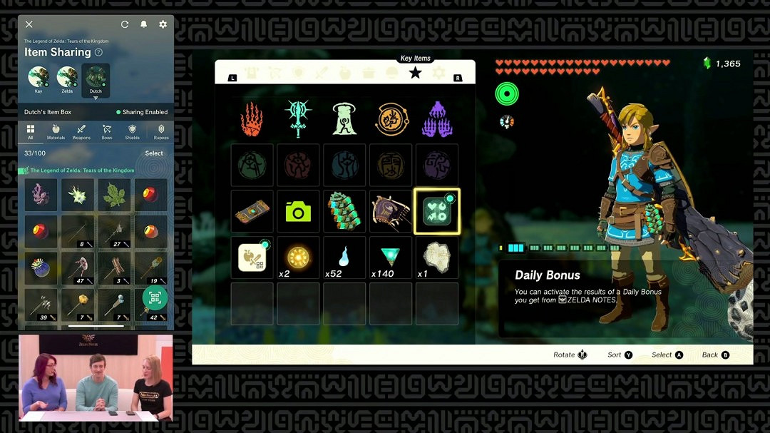 《薩爾達傳說：王國之淚》Switch 2新玩法展示 Zelda Notes App