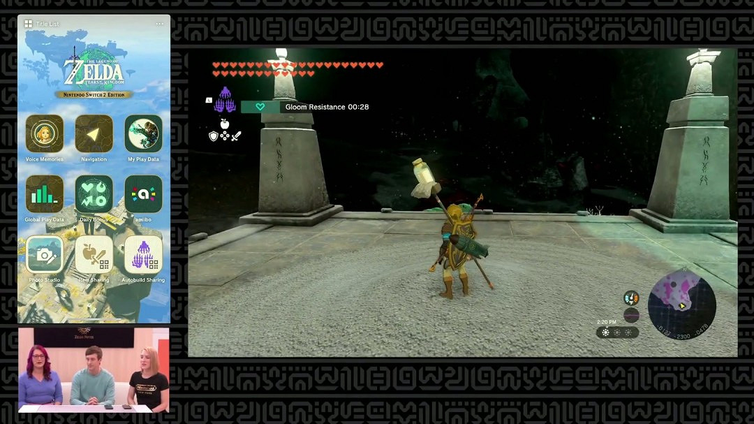 《薩爾達傳說：王國之淚》Switch 2新玩法展示 Zelda Notes App