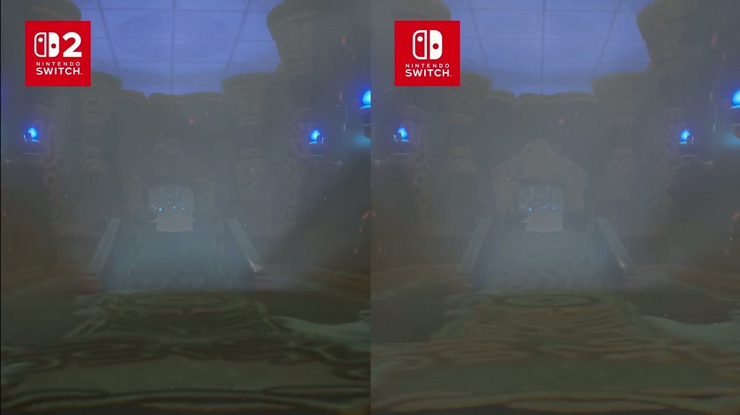 要買升級包嗎？《薩爾達傳說》Switch 2和1畫質對比