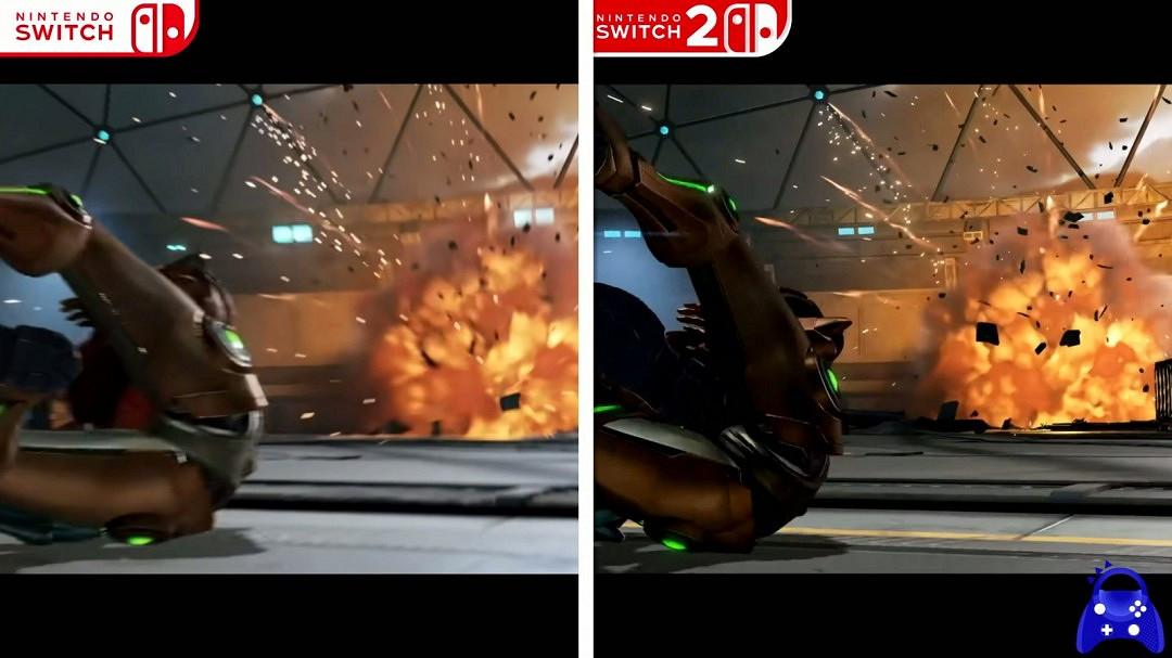 《銀河戰士Prime 4》Switch 2版展示、Switch和Switch 2版畫面對比