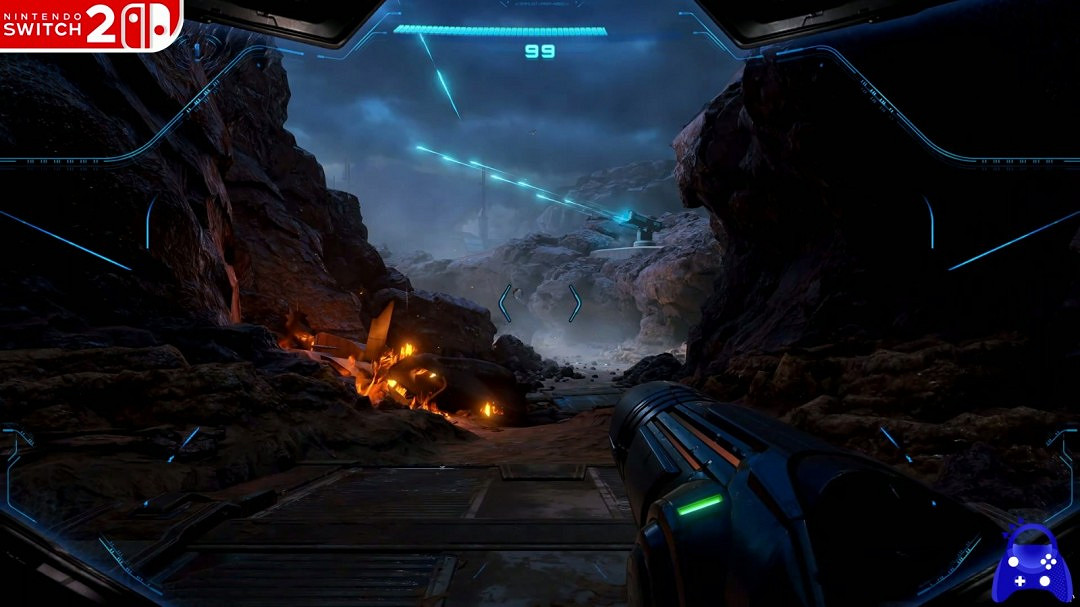 《銀河戰士Prime 4》Switch 2版展示、Switch和Switch 2版畫面對比