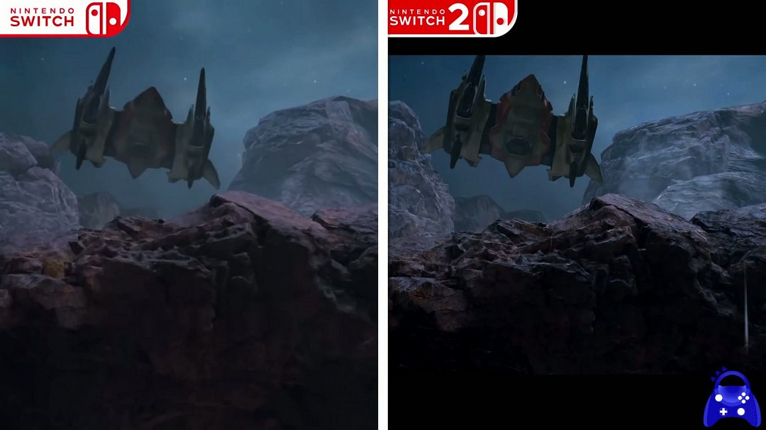 《銀河戰士Prime 4》Switch 2版展示、Switch和Switch 2版畫面對比