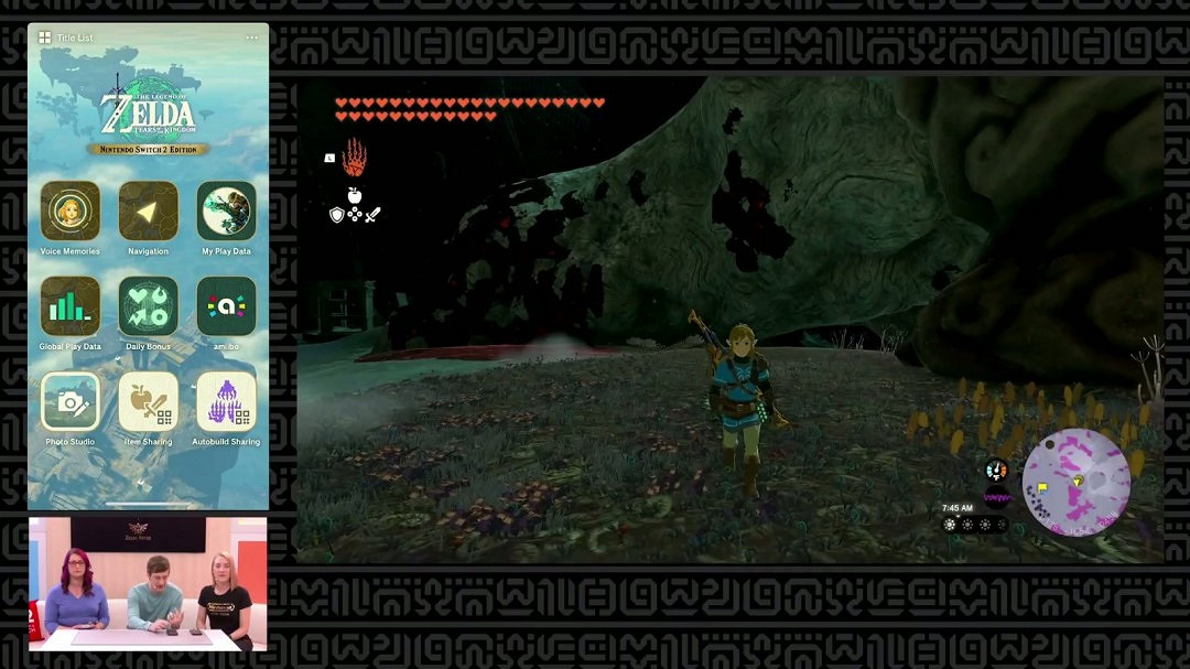 《薩爾達傳說：王國之淚》Switch 2新玩法展示 Zelda Notes App