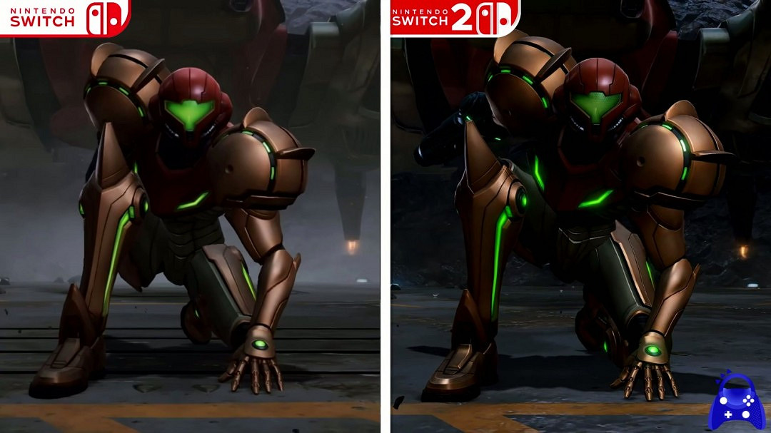 《銀河戰士Prime 4》Switch 2版展示、Switch和Switch 2版畫面對比