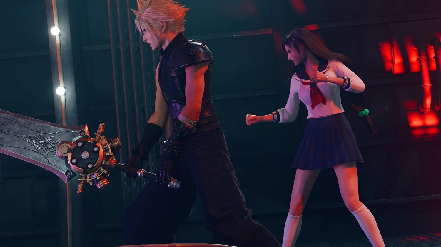 《FF7重生》蒂法全新服裝Mod：高中校服不要太清純！