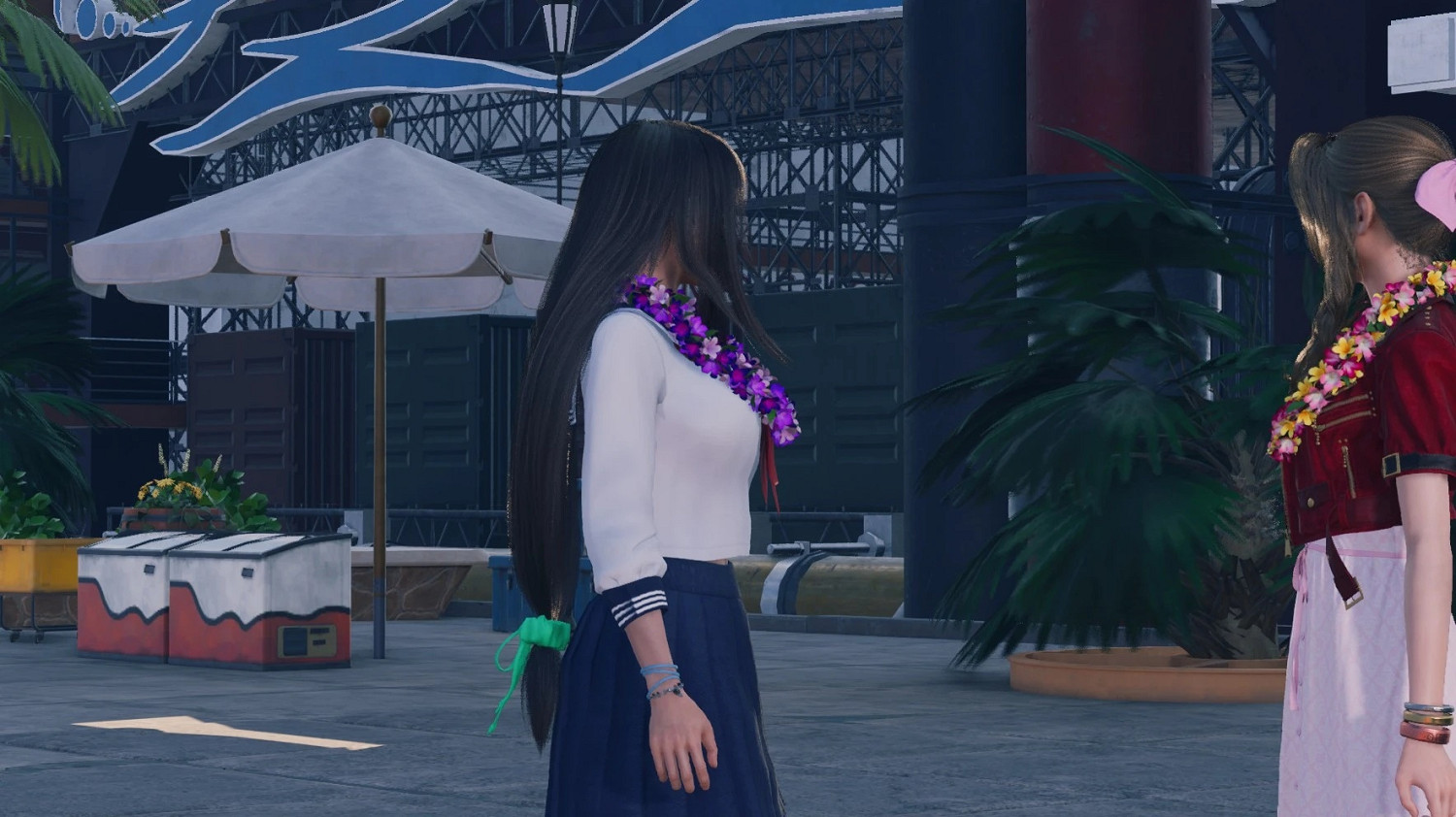 《FF7重生》蒂法全新服裝Mod：高中校服不要太清純！