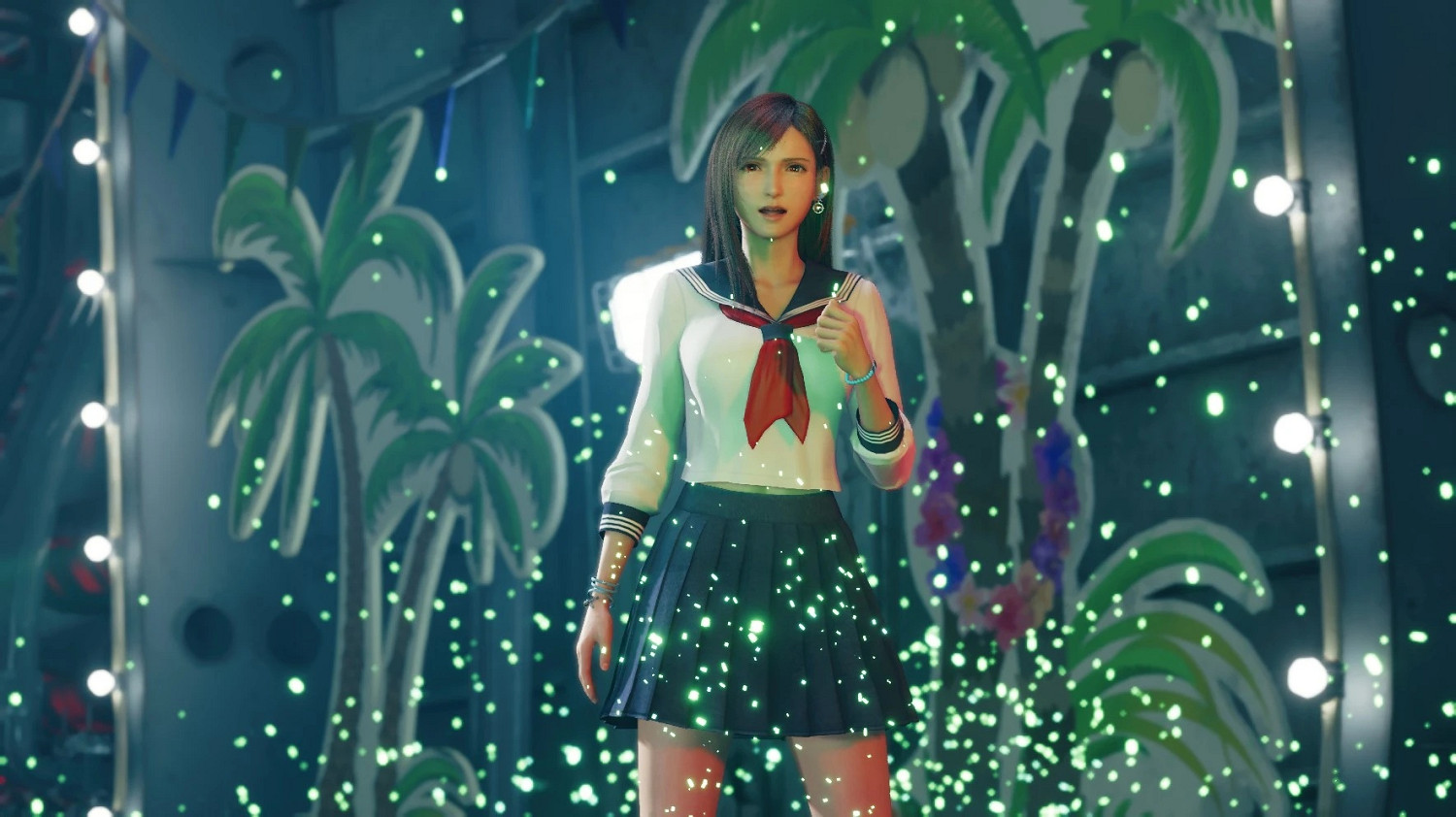 《FF7重生》蒂法全新服裝Mod：高中校服不要太清純！