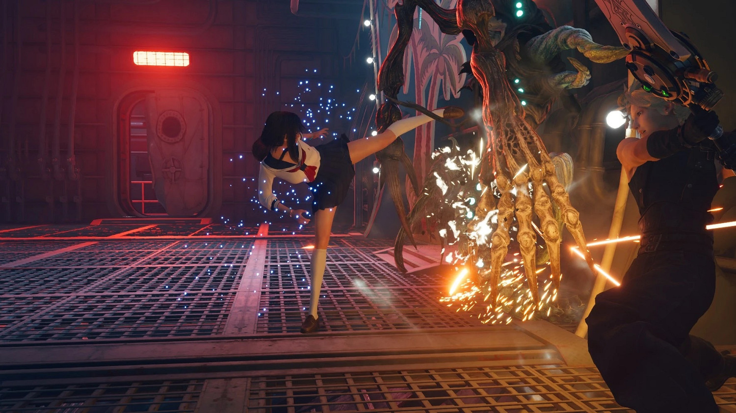 《FF7重生》蒂法全新服裝Mod：高中校服不要太清純！