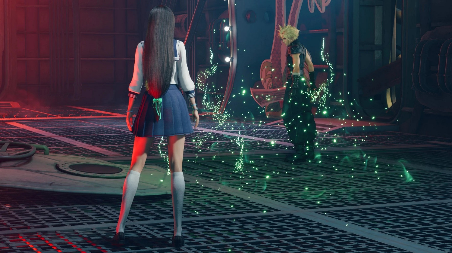 《FF7重生》蒂法全新服裝Mod：高中校服不要太清純！