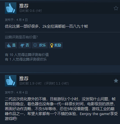 《最後生還者2RE》Steam特別好評：優化出色 幀數穩定!