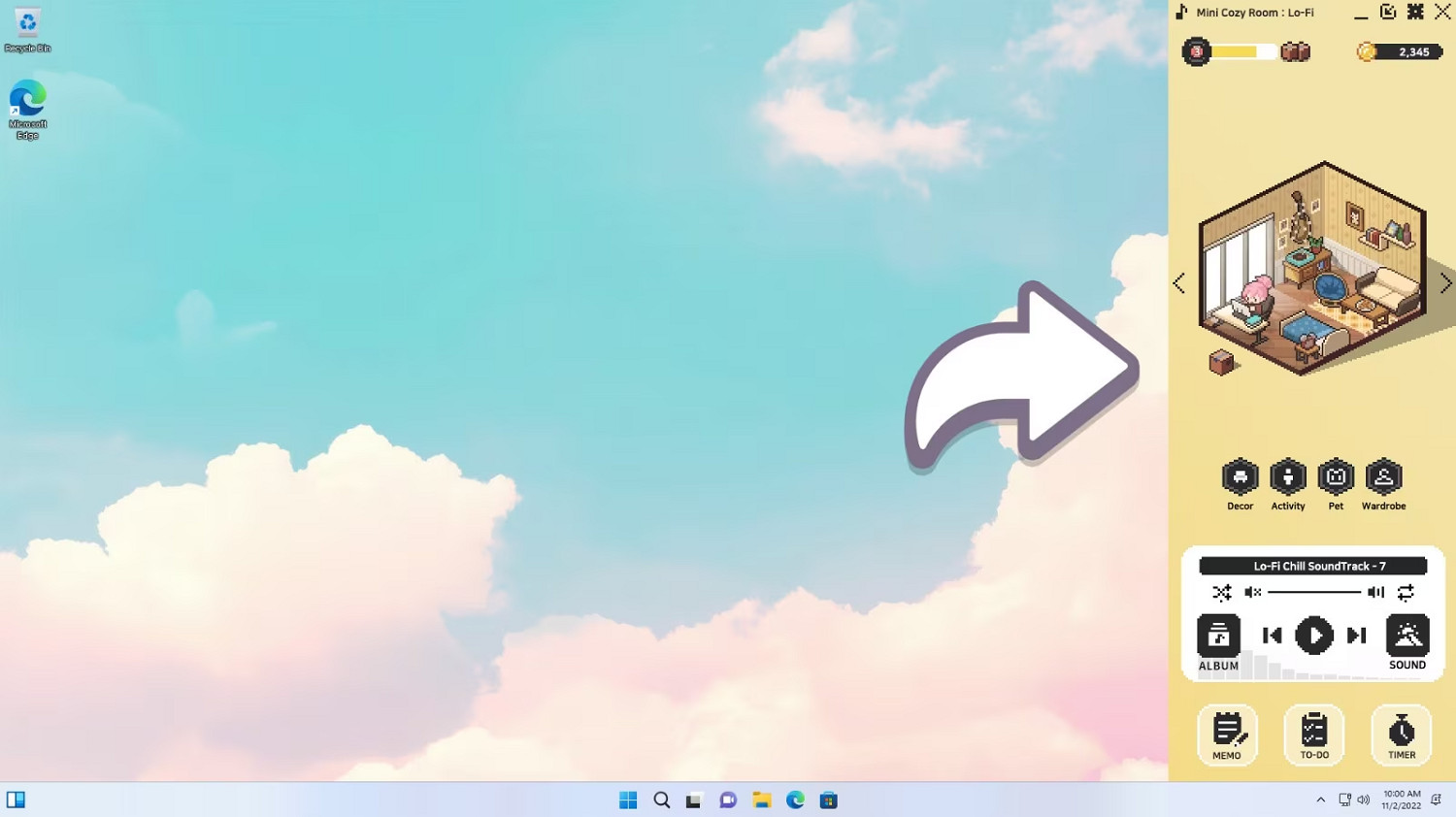 放置遊戲《迷你舒適房間》上線 能治愈自己的辦公工具 放置遊戲《迷你舒適房間》上線 能治愈自己的辦公工具