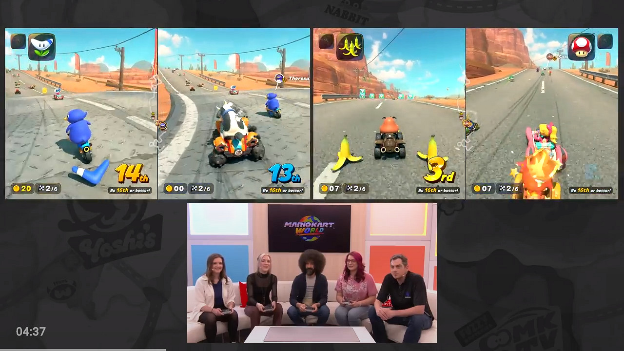 《瑪利歐賽車世界》新試玩:淘汰賽模式/GameChat玩法 《瑪利歐賽車世界》新試玩:淘汰賽模式/GameChat玩法