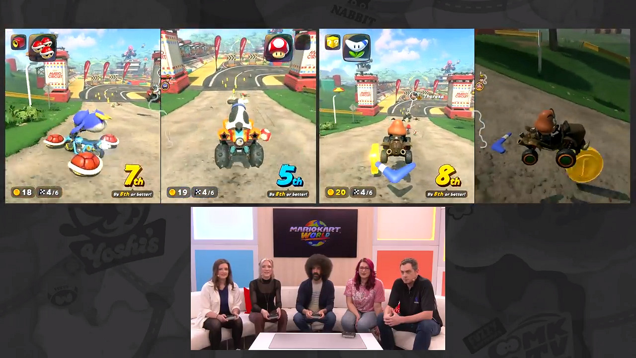 《瑪利歐賽車世界》新試玩:淘汰賽模式/GameChat玩法 《瑪利歐賽車世界》新試玩:淘汰賽模式/GameChat玩法