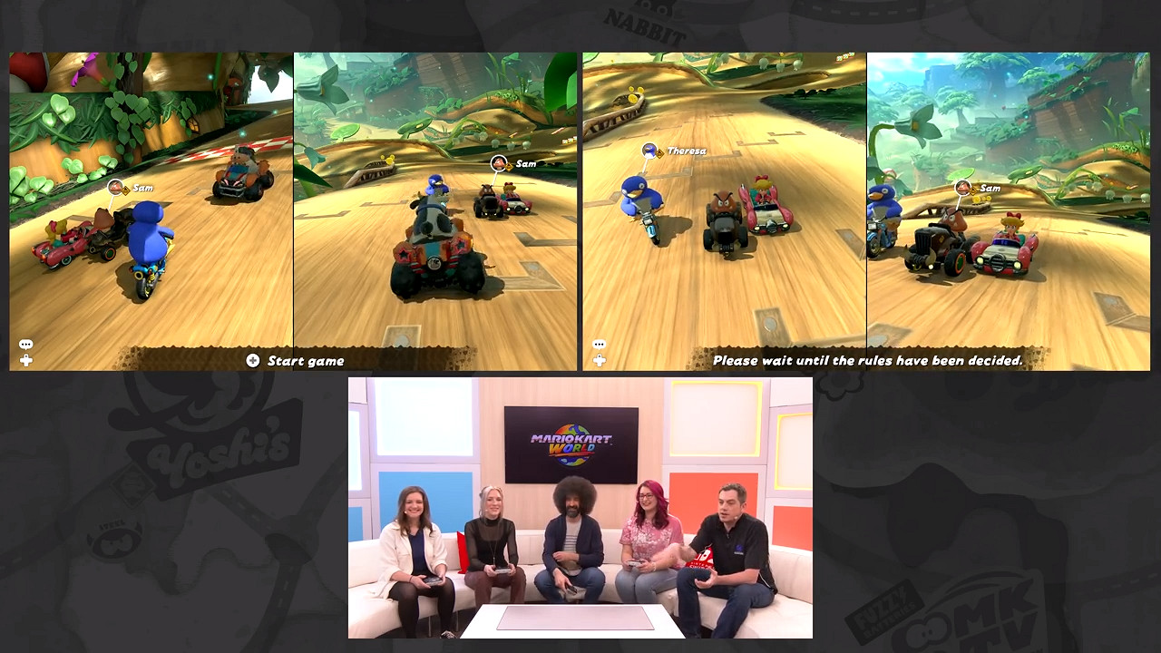 《瑪利歐賽車世界》新試玩:淘汰賽模式/GameChat玩法 《瑪利歐賽車世界》新試玩:淘汰賽模式/GameChat玩法