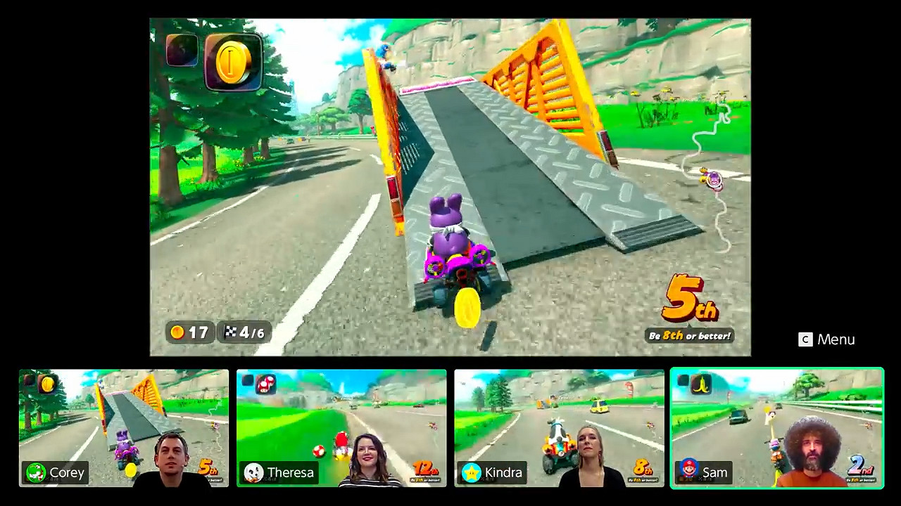 《瑪利歐賽車世界》新試玩:淘汰賽模式/GameChat玩法 《瑪利歐賽車世界》新試玩:淘汰賽模式/GameChat玩法