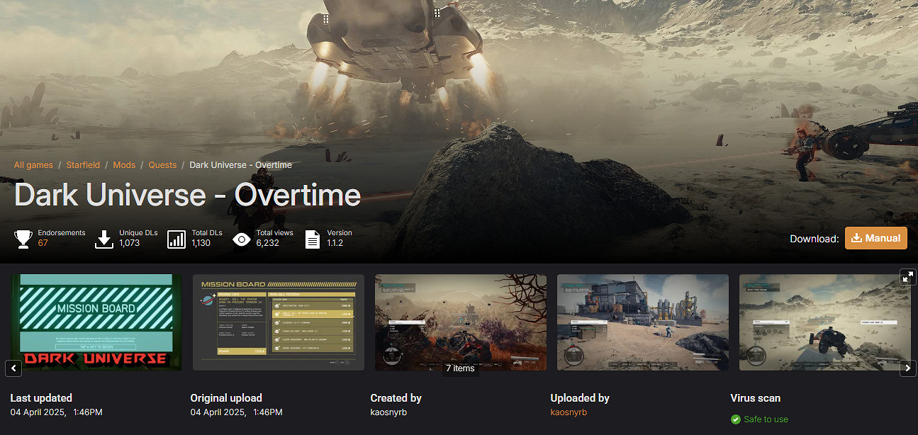 真的陶德凱子!《星空》發布兩年後推出大型任務mod！