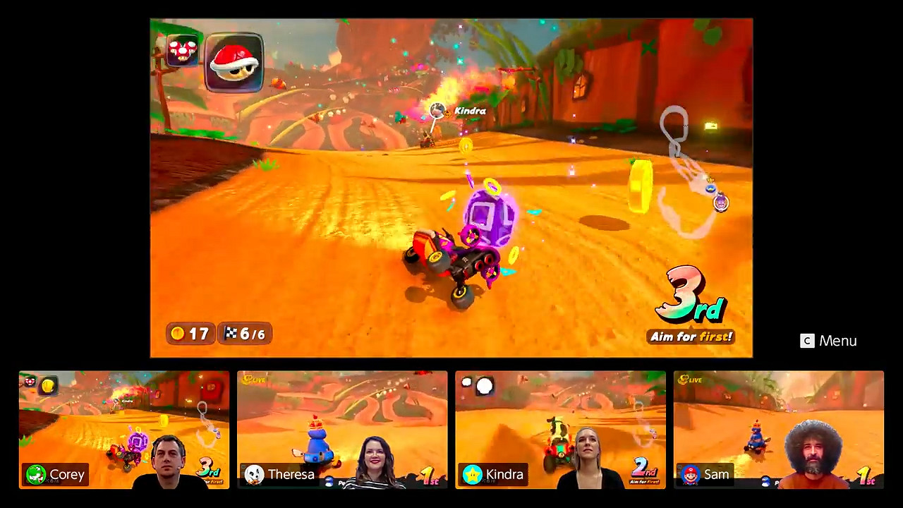 《瑪利歐賽車世界》新試玩:淘汰賽模式/GameChat玩法 《瑪利歐賽車世界》新試玩:淘汰賽模式/GameChat玩法