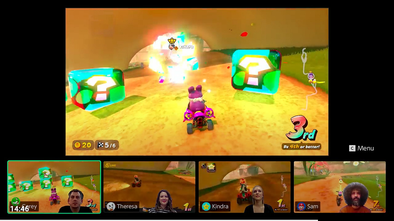 《瑪利歐賽車世界》新試玩:淘汰賽模式/GameChat玩法 《瑪利歐賽車世界》新試玩:淘汰賽模式/GameChat玩法