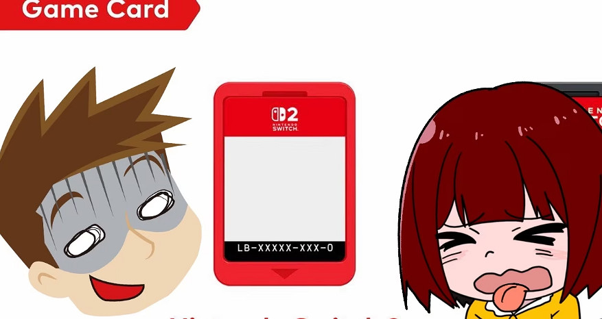 Switch 2實體遊戲卡還是苦的！任天堂防誤食措施還在