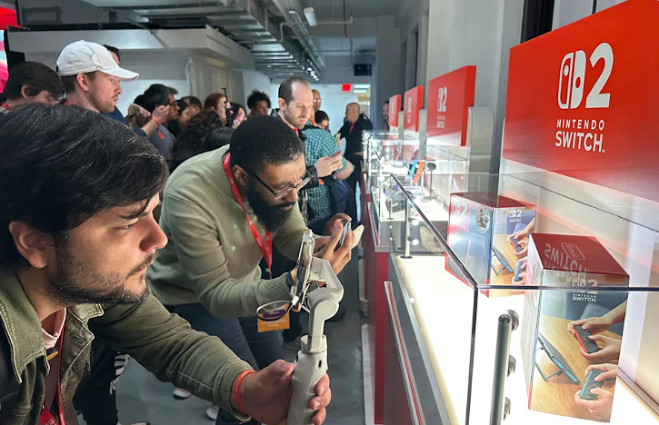 離Switch2發售還有2個月 已經有粉絲在任天堂店排隊?