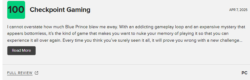 《Blue Prince》M站92分:謎團宏大誘人 震撼難以言表! 《Blue Prince》M站92分:謎團宏大誘人 震撼難以言表!