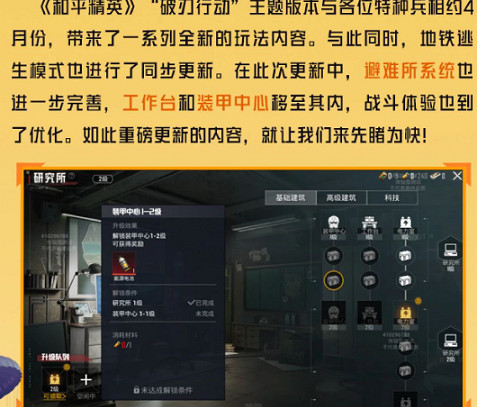 和平精英破刃行動版本更新內容匯總 和平精英破刃行動版本更新內容匯總