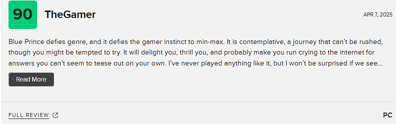 《Blue Prince》M站92分:謎團宏大誘人 震撼難以言表! 《Blue Prince》M站92分:謎團宏大誘人 震撼難以言表!