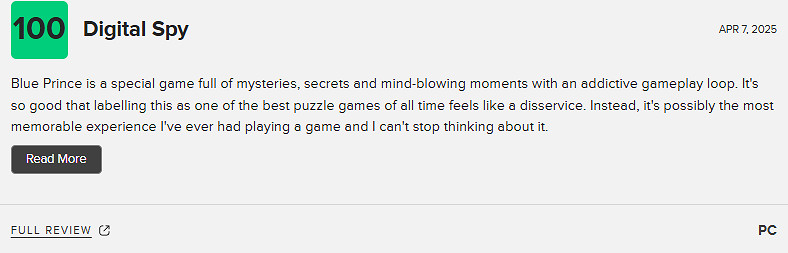 《Blue Prince》M站92分:謎團宏大誘人 震撼難以言表! 《Blue Prince》M站92分:謎團宏大誘人 震撼難以言表!