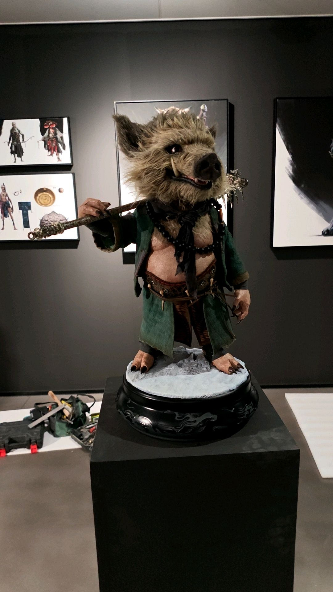 吧友曬《黑神話》藝術展現場照:大量精美公仔雕像 ! 吧友曬《黑神話》藝術展現場照:大量精美公仔雕像 !