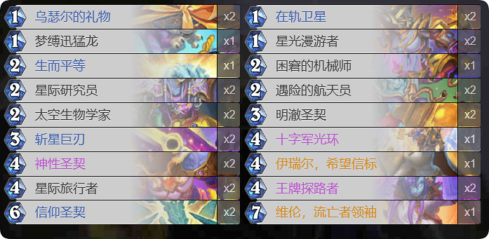 爐石戰記亂鬥模式卡組 爐石戰記亂鬥模式卡組