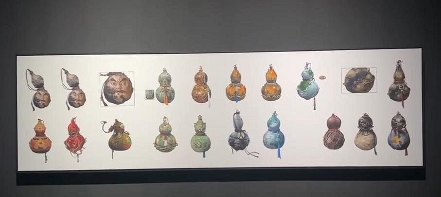 《黑神話》藝術展現場照:大量設定圖、設計廢稿等! 《黑神話》藝術展現場照:大量設定圖、設計廢稿等!