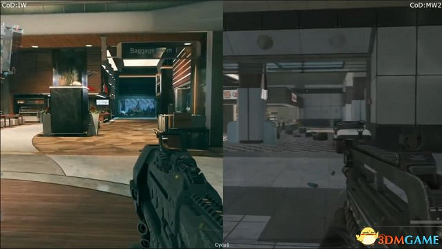 決勝時刻《無限戰爭》與《現代戰爭2》對比影片