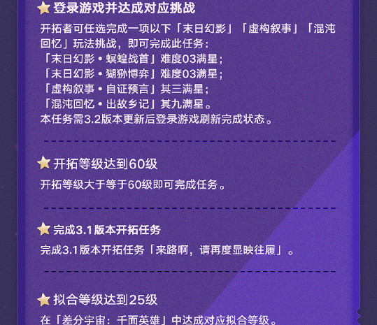 崩壞星穹鐵道星穹賀禮活動玩法介紹 崩壞星穹鐵道星穹賀禮活動玩法介紹