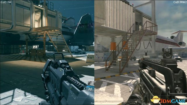 決勝時刻《無限戰爭》與《現代戰爭2》對比影片